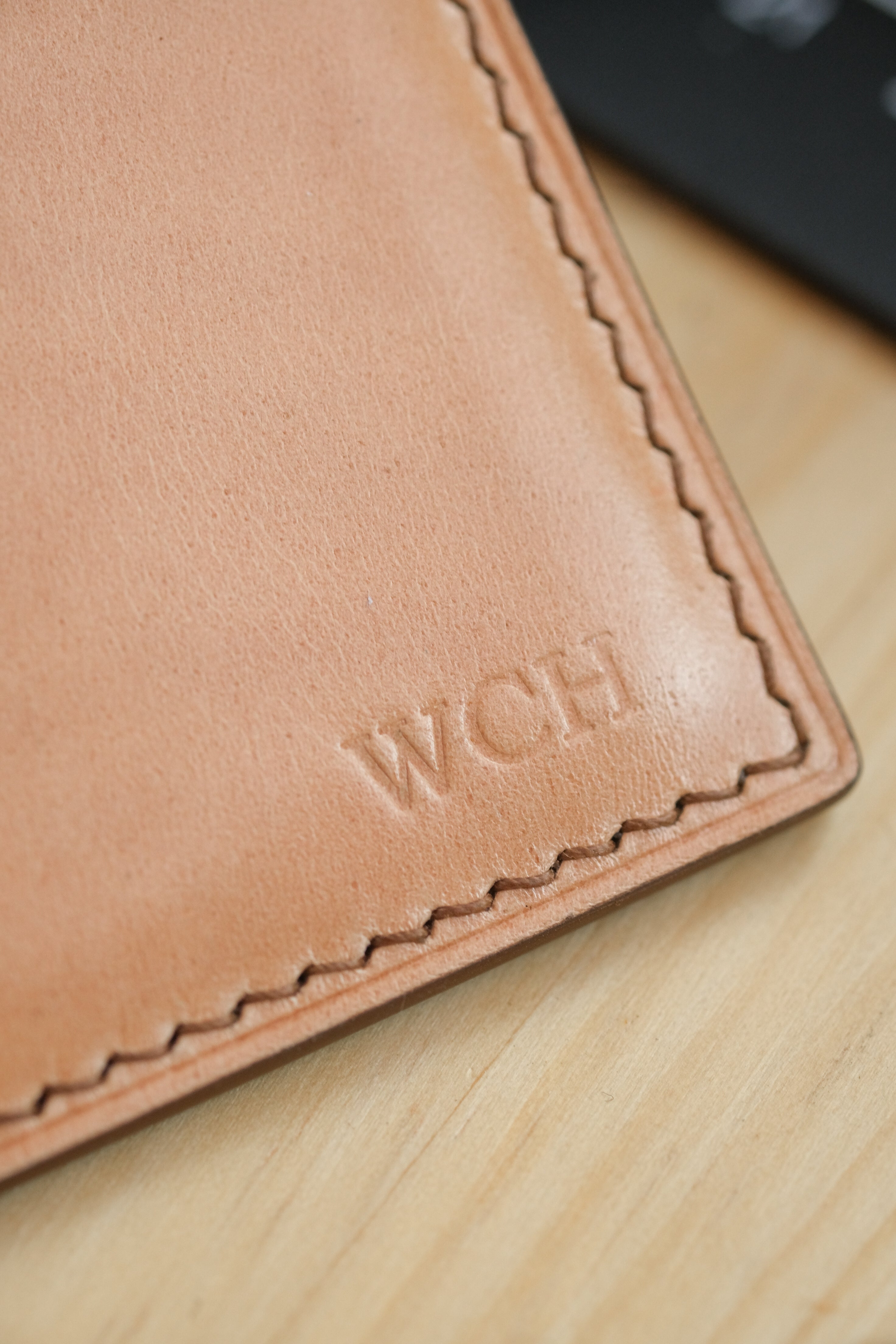 Natural Shell Cordovan "Kellie" Card Holder