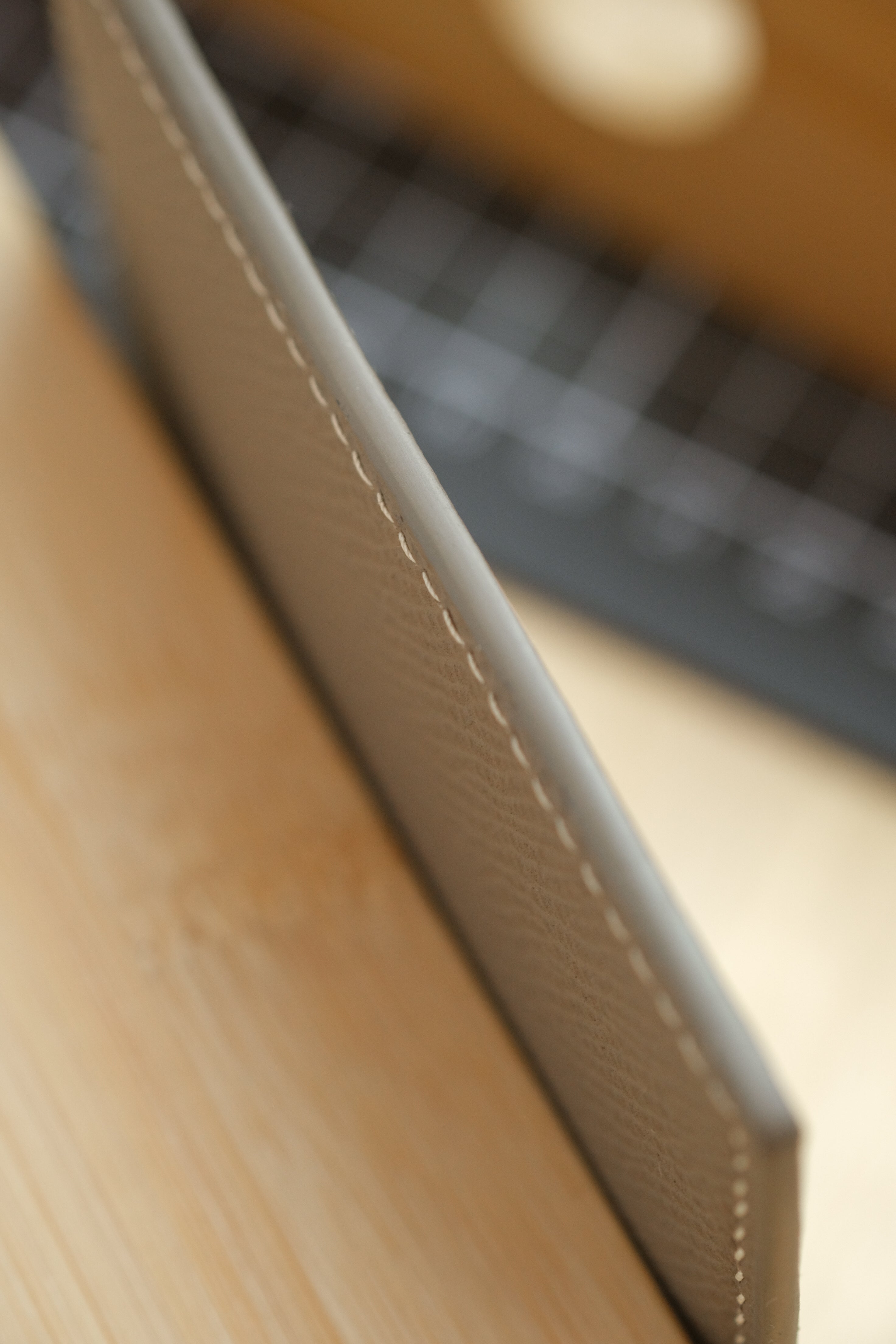 Taupe Epsom "Edwin" French Calf Cardholder (5-Slot)