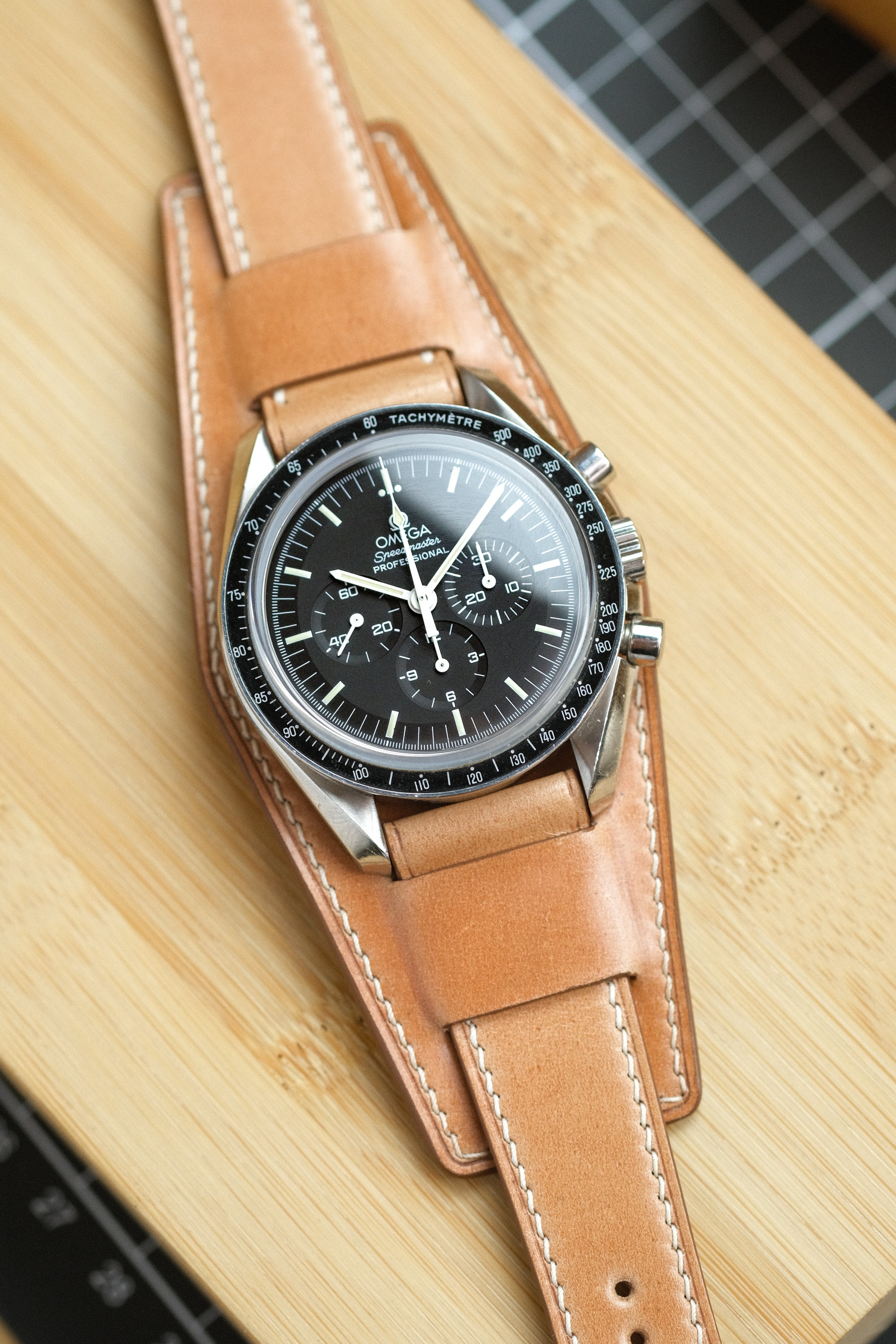 Natural Shell Cordovan Bund Strap