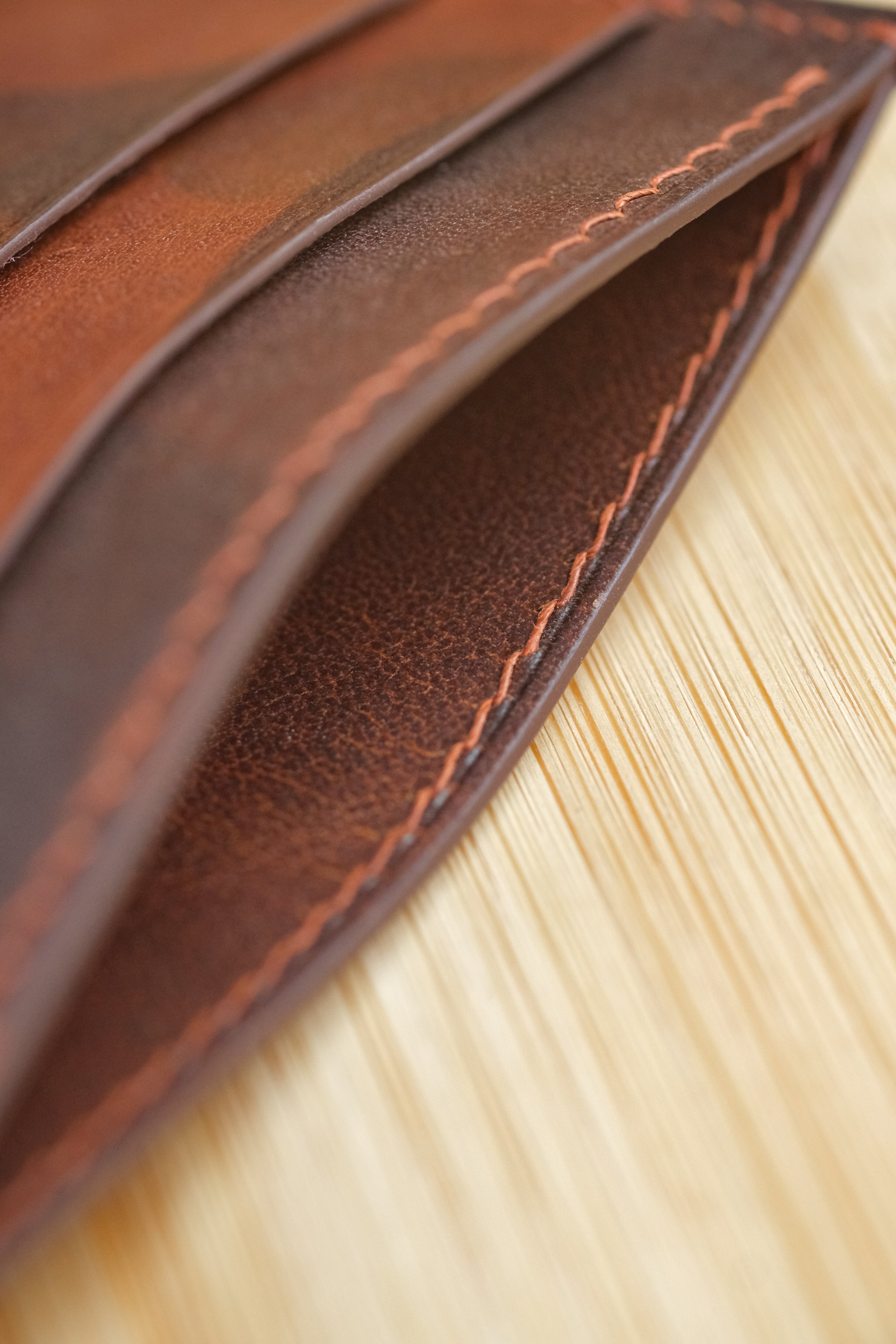 Brown Camo Cowhide "Kellie" Card Holder