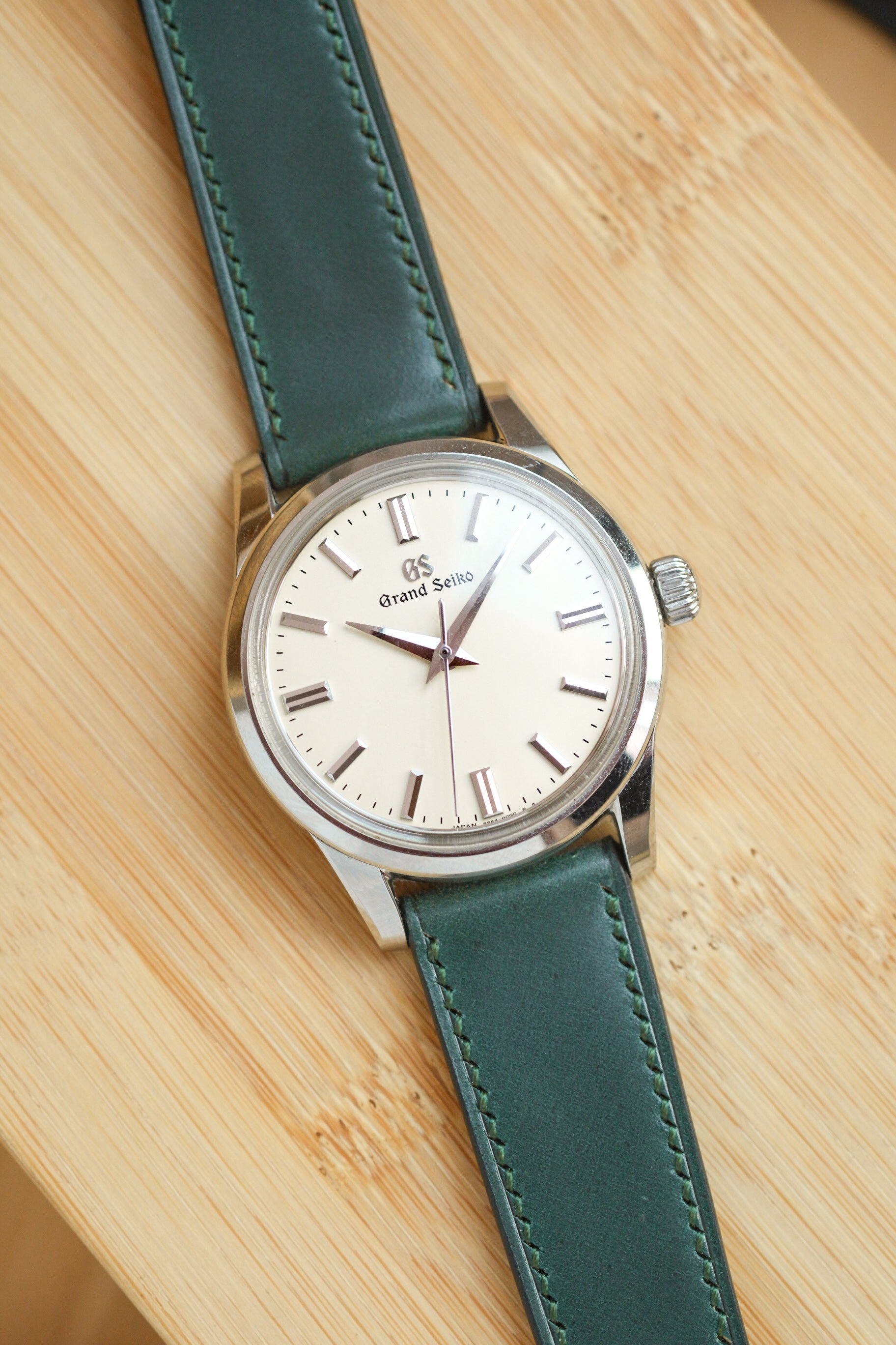 Bottle Green Shell Cordovan Leather Strap