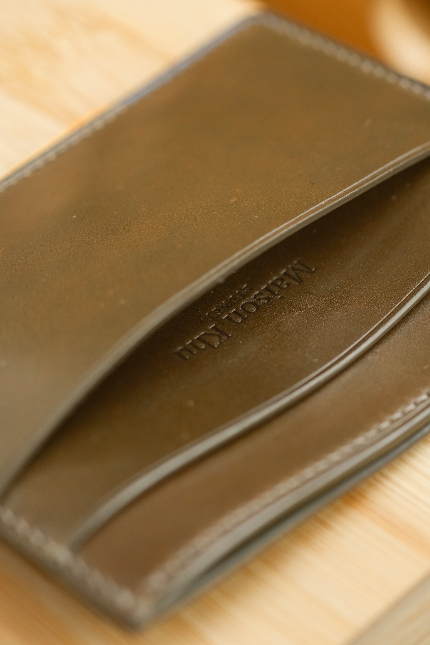 Olive Shell Cordovan "Kellie" Card Holder