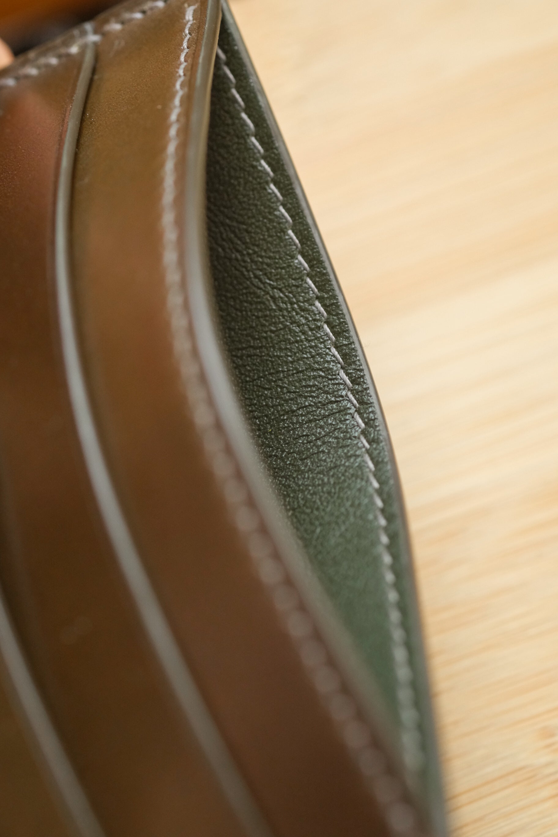Olive Shell Cordovan "Kellie" Card Holder