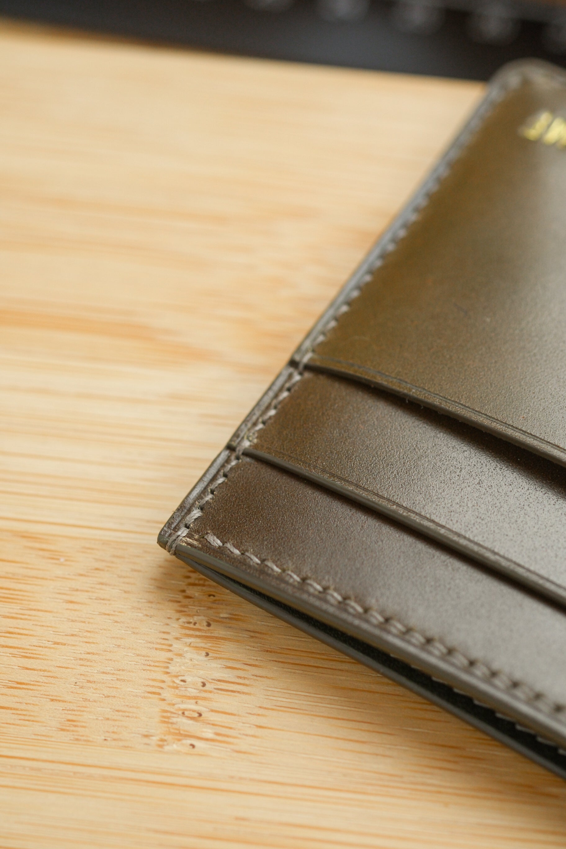 Olive Shell Cordovan "Kellie" Card Holder