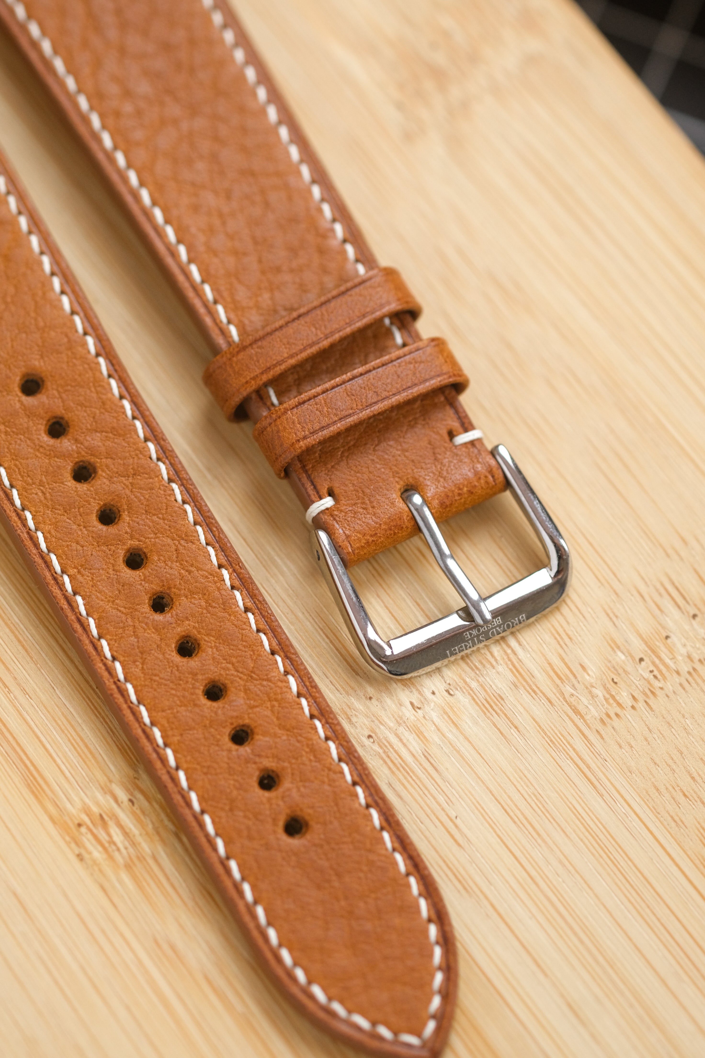 Whiskey Vachetta Cowhide Leather Strap